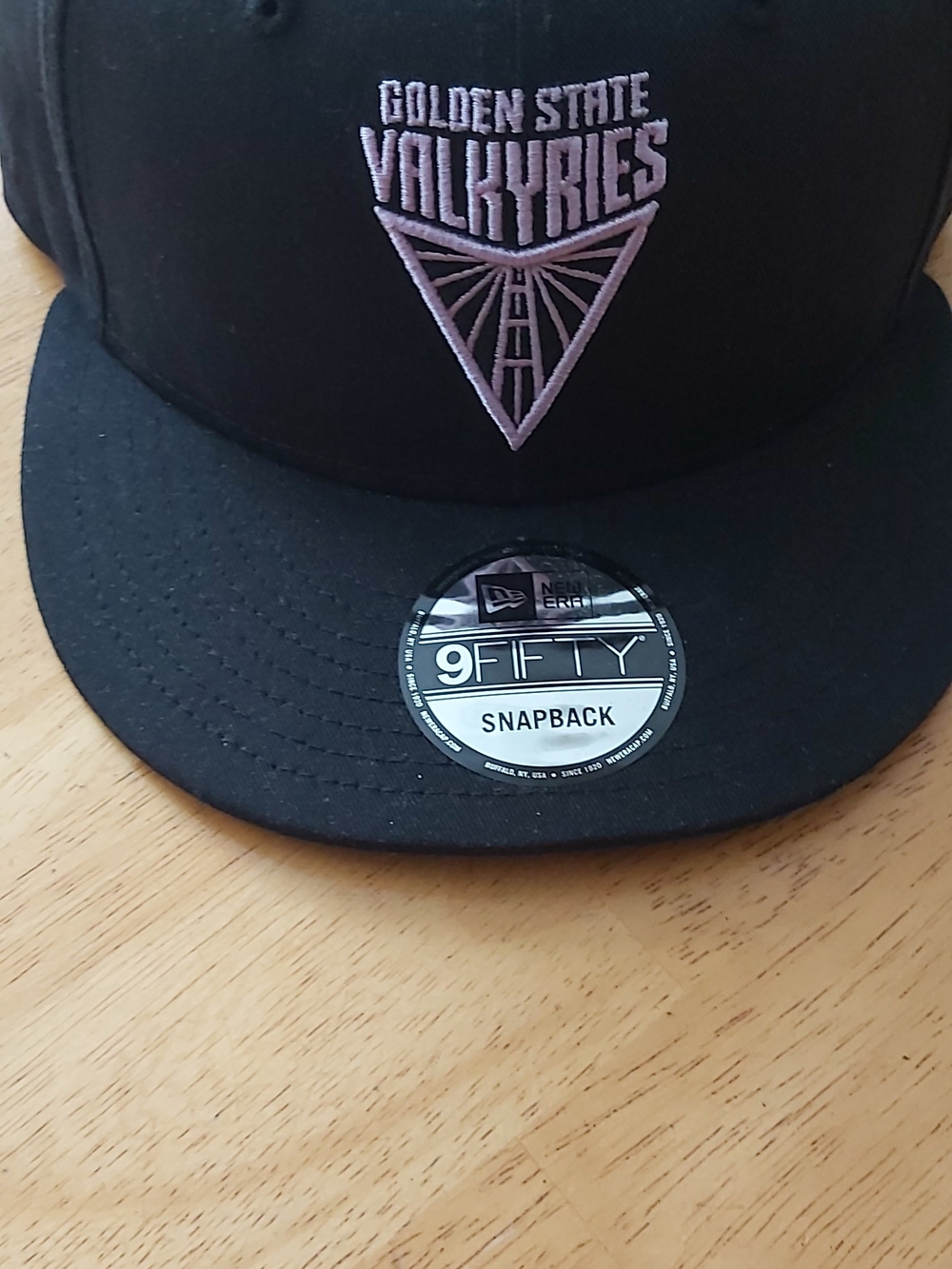 New Era Black Snapback Hat with Golden State Valkyries Logo